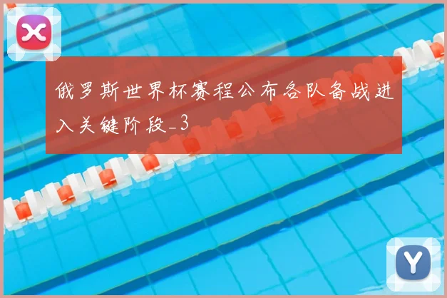 俄罗斯世界杯赛程公布各队备战进入关键阶段_3